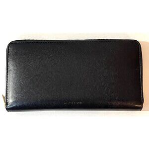 MANSUR GAVRIEL Women’s Leather Zip Around CONTINENTAL WALLET Black